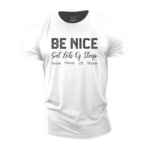 Men's Be Nice Cotton T-Shirt