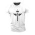 Men's Cross And Wings Cotton T-Shirt