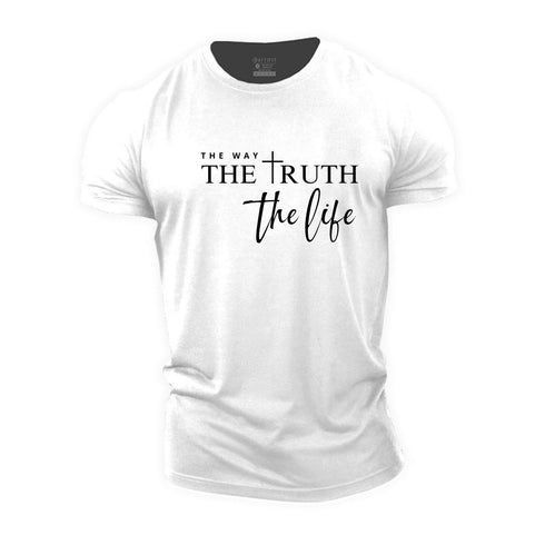 Men's The Way The Truth The Life Cotton T-Shirt