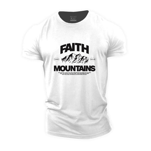 Men's Jesus Can Move Mountain Cotton T-Shirt