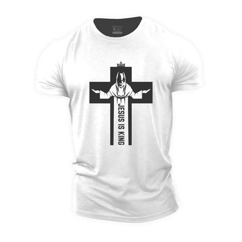 Men's Jesus Is King Cotton T-Shirt