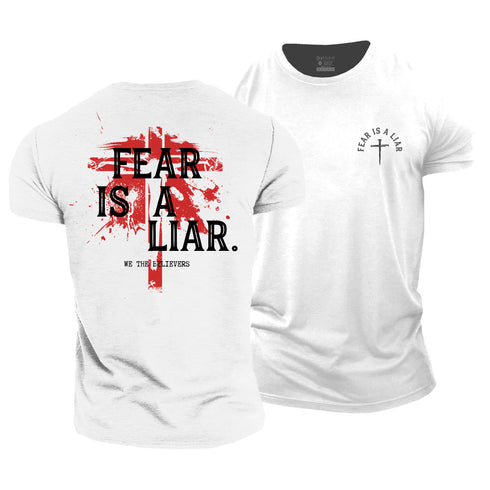 Men's Fear Is A Liar Cotton T-Shirt