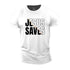 Men's Jesus Saves Cotton T-Shirt
