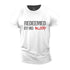 Unisex Redeemed By His Blood Cotton T-Shirt
