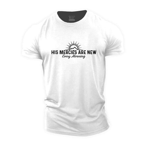 Unisex His Mercies Are New Every Morning Cotton T-Shirt