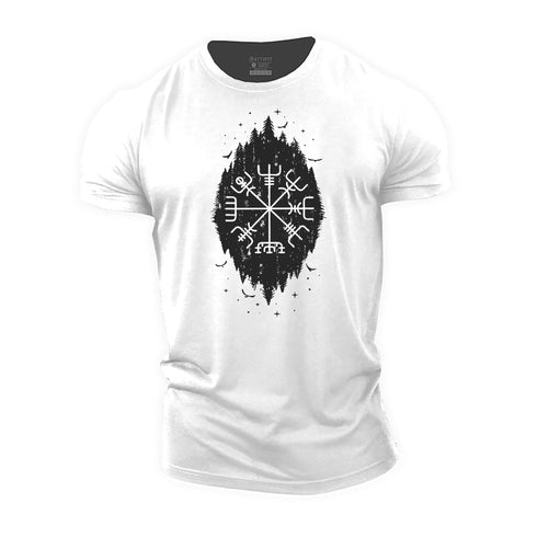 Men's Viking Compass Cotton T-Shirt