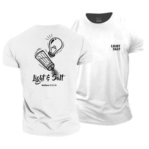 Men's Light And Salt Cotton T-Shirt
