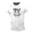 Men's Smile It's Free Cotton T-Shirt