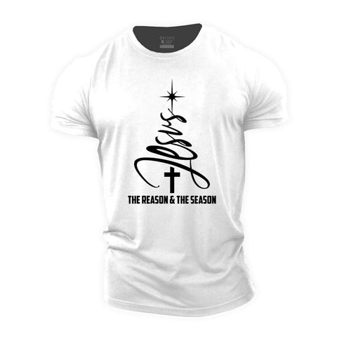 Men's THE REASON & THE SEASON Cotton T-Shirt