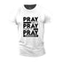 Men's Pray On It Pray Over It Pray Through It Cotton T-Shirt