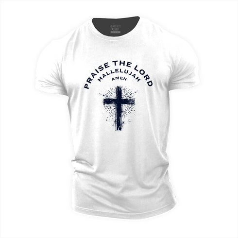 Men's Praise The Lord Cotton T-Shirt