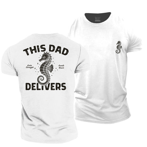 Men's This Dad Delivers Cotton T-Shirt