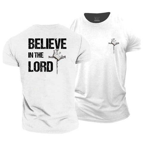 Men's Believe In The Lord Cotton T-Shirt