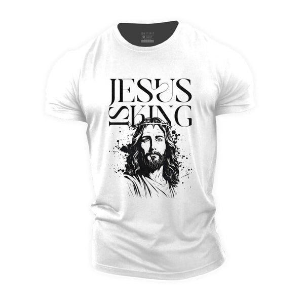 Unisex Jesus Is King Cotton T-Shirt