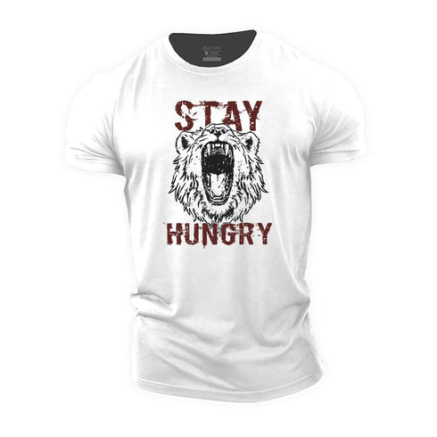 Men's Stay Hungry Cotton T-Shirt