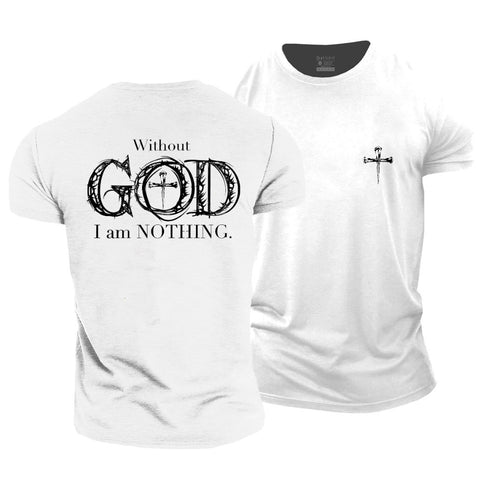 Men's Without God I'm Nothing Cotton T-Shirt