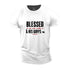 Men's Blessed Is One Who Walks In His Ways Cotton T-Shirt