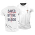 Unisex Saved By The Blood Cotton T-Shirt