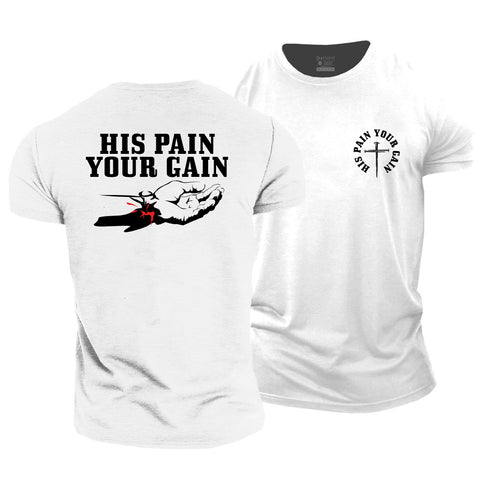 Men's His Pain Your Gain Cotton T-Shirt