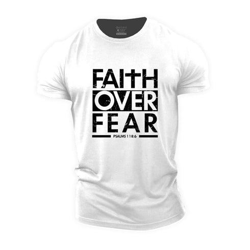 Men's Faith Over Fear Cotton T-Shirt