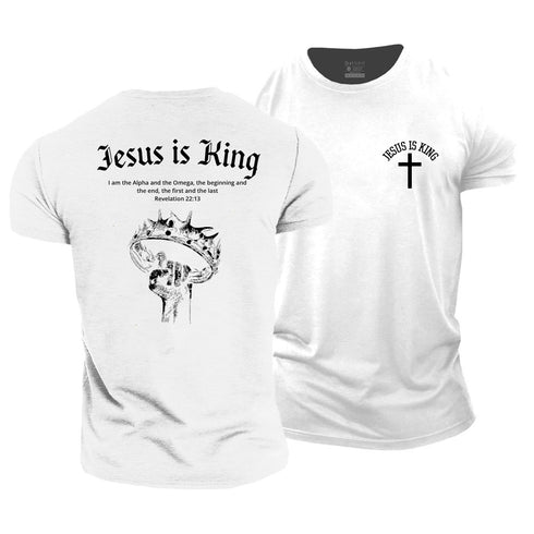 Men's Jesus Is King Cotton T-Shirt