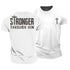 Men's Stronger Through Him Cotton T-Shirt