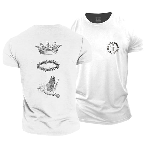 Men's Let The Holy Spirit Guide Cotton T-Shirt