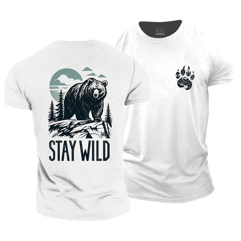 Men's Stay Wild Cotton T-Shirt