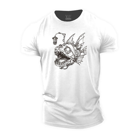 Men's Abyssal Sentinel Cotton T-Shirt