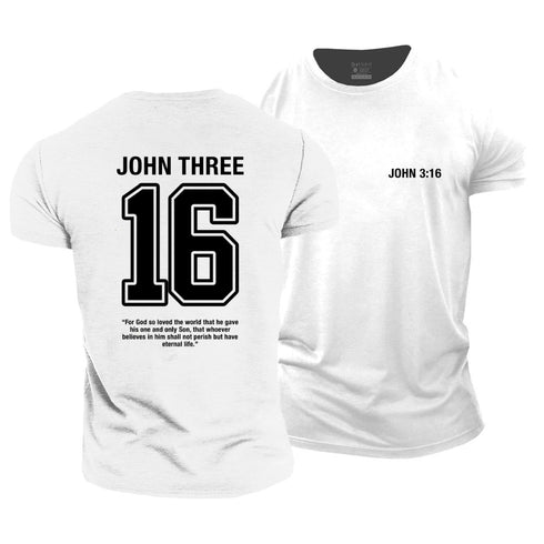 Men's JOHN 3:16 Cotton T-Shirt