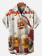 Men's Christmas Funny Graphic Short Sleeve Hawaiian Shirt