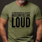 Men's Confidence Is Silent Insecurities Are Loud T-Shirt