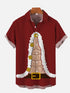 Men's Christmas Funny Graphic Short Sleeve Hawaiian Shirt