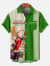 Men's Christmas Funny Graphic Short Sleeve Hawaiian Shirt