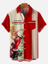 Men's Christmas Funny Graphic Short Sleeve Hawaiian Shirt