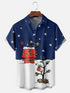 Men's Christmas Funny Graphic Short Sleeve Hawaiian Shirt
