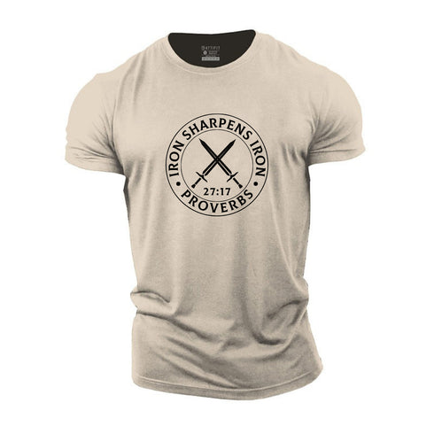 Men's IRON SHARPENS IRON Cotton T-Shirt