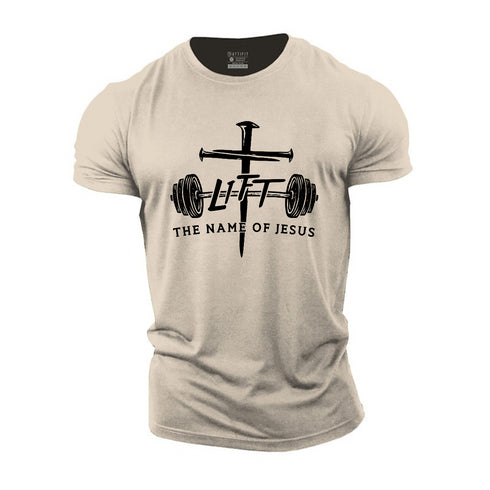 Men's The Man Of Jesus Cotton T-Shirt