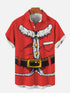 Men's Christmas Funny Graphic Short Sleeve Hawaiian Shirt