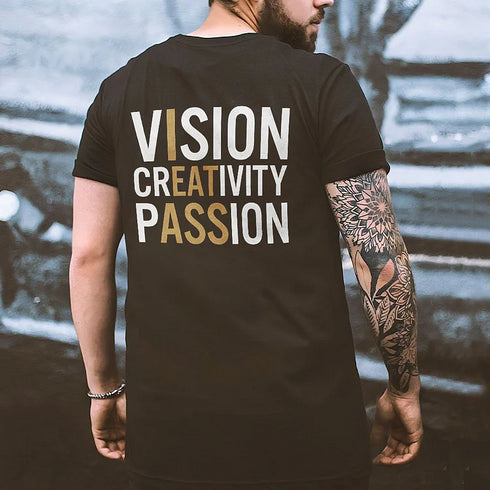 Men's Vision Creativity Passion T-shirt