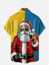 Men's Christmas Funny Graphic Short Sleeve Hawaiian Shirt