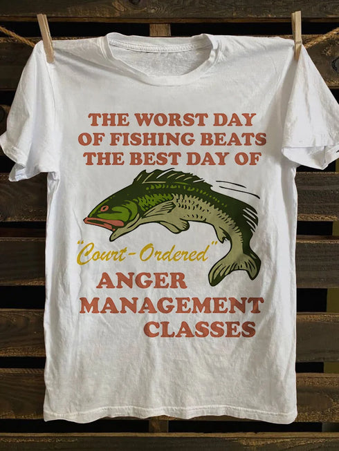 Unisex Worst Day Of Fishing T-shirt