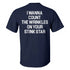 Men's I Wanna Count The Wrinkles On Your Stink Star T-shirt
