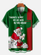 Men's Christmas Funny Graphic Short Sleeve Hawaiian Shirt