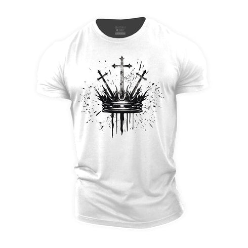 Men's Cross Crown Cotton T-Shirt