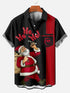 Men's Christmas Funny Graphic Short Sleeve Hawaiian Shirt