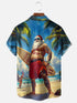 Men's Christmas Funny Graphic Short Sleeve Hawaiian Shirt