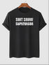 Men's Shit Show Supervisor Wording Printed T-shirt